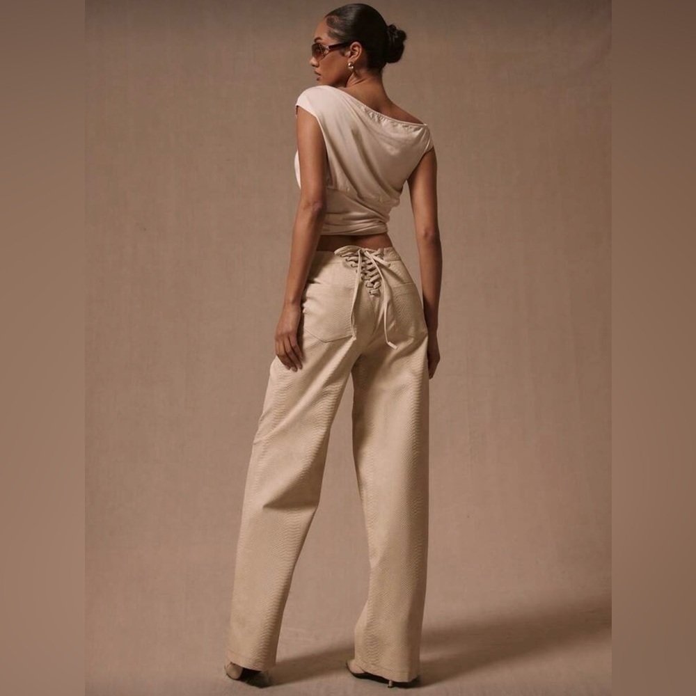 New Elegant Cream Women's Pants size S